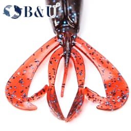 B&U Floating Worm Craws Shrimp Soft Bait Smell With Salt Silicone Artificial Lures Jig Wobblers Bass Carp Pesca Fishing Tackle