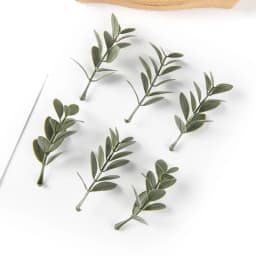 50PCS Artificial Plants Leaf Wedding Party Home Decor Accessories Diy Cake Candy Box Garland Christmas Decorative Flowers Wreath