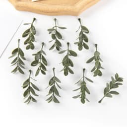 50PCS Artificial Plants Leaf Wedding Party Home Decor Accessories Diy Cake Candy Box Garland Christmas Decorative Flowers Wreath