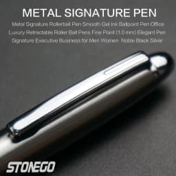 Ballpoint Pens Housing Retractable Ball Point Pen Smooth Writing Roller Ball Pen Elegant Signature Pen Gift Pens for Men Women