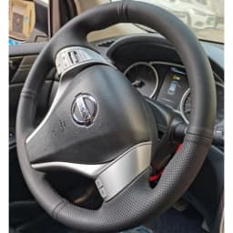 Hand-stitched Black Microfiber Leather Car Steering Wheel Cover For Nissan Teana 2013-2018 Altima 2013-2018 X-Trail 2014-2017