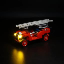 LED Light Set For Christmas Gift 10263 Winter Village Fire Station City Car DIY Toys Gift Blocks Bricks Lighting Kit No Model