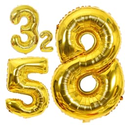 40inch Rose Gold Number Balloon Anniversary Wedding Party Decoration Digital Foil Balloons Inflatable Helium Balon Toy Wholesale