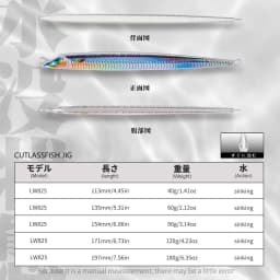 Hunthouse Fishing Metal Jig Lure Cutlassfish Shore Slow Cast Jigging 40g/60g/90g/120g/180g Sinking Bluefish Spinning Tackle