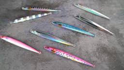 Hunthouse Fishing Metal Jig Lure Cutlassfish Shore Slow Cast Jigging 40g/60g/90g/120g/180g Sinking Bluefish Spinning Tackle