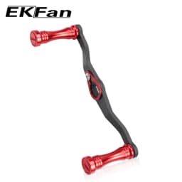 EKfan Alloy Aluminum Knobs Baitcasting Reel Fishing Accessory DAI&SHI Of 105MM Carbon Fiber Fishing Reel Handle