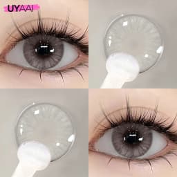 UYAAI Color Blue Contact Lenses 1 Pair Natural Eye Color Lens Yearly Colored Green Pupils For Eyes Contacts
