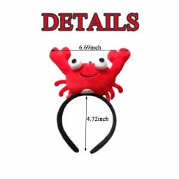 Fashion Hair Accessories Crayfish Crab Cute Hair Band Plush Hairpin Headband Face Wash