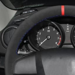 DIY Black Suede Leather Braid Car Steering Wheel Cover For Mazda 3 Axela 5 6 CX-7 CX-9 MAZDASPEED3 (US) 2010 2011 2012 2013
