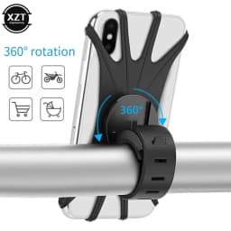 Bicycle Scooter Mobile Phone holder 360° Rotation Handle Mobile Phone GPS Silicone Bracket Bicycle Scooter Stand for cell phone
