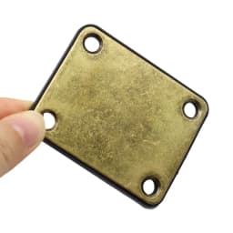1Set Electric Guitar Neck Plate with Screws for ST TL Guitar Jazz Bass Replacement Guitar Accessories 7 Coloer