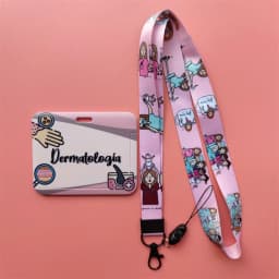 Doctor Nurse Horizonal Women's Lanyards ID Card Holder Badge Holders Hang Rope Lanyard Amusing Card Case Retractable Clip