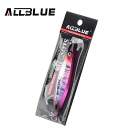ALLBLUE SLOWER UP Z-Light Metal Jig Fishing Lure Slow Cast Jigging Spoon 20G 30G 40G 60G Artificial Shore Zinc Alloy Bait Tackle