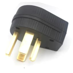 American Black 250V 30A Generator Anti-off Electric Plug NEMA 14-30P 14-30R Industrial Power Plug Socket Inline Wire Connector