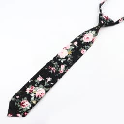 Fashion School Skinny Ties For Boys Girls Casual Cartoon Animal Solid Color Floral Plaid Necktie Simple Lazy Slim Student Tie