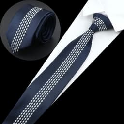 New Mens Luxury Neck Tie Fashion Jacquard Woven Skinny Slim 6cm Black Blue Floral Paisley Necktie Banquet Party Shirt Gift