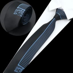 New Mens Luxury Neck Tie Fashion Jacquard Woven Skinny Slim 6cm Black Blue Floral Paisley Necktie Banquet Party Shirt Gift