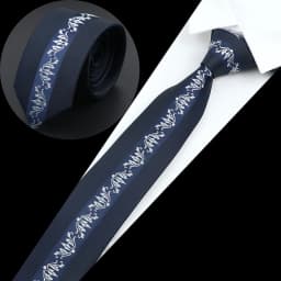 New Mens Luxury Neck Tie Fashion Jacquard Woven Skinny Slim 6cm Black Blue Floral Paisley Necktie Banquet Party Shirt Gift