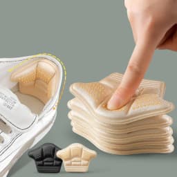 1Pair 5D Shoe Pad Foot Cushion Pads Sports Shoes Adjustable Antiwear Insoles Heel Protector Ankle Sticker Insole Brioche New