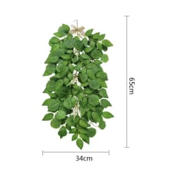 Home Wall Decoration Encryption Green Plant Simulation Willow Leaf Wisteria Strip Pendant Simulation Eucalyptus Pendant
