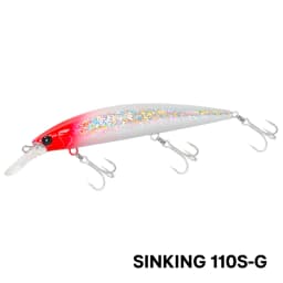 TSURINOYA 110S 110mm 37g Heavy Sinking Minnow Hard Artificial Plastic Sea Fishing Lure WIZARD Max 80m Ultra Long Casting Bait