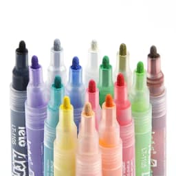 Acrylic Metal Painting Pen Multi-Function Beautiful Color Calligraphy Practice Special Pen for Students