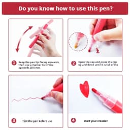 Acrylic Metal Painting Pen Multi-Function Beautiful Color Calligraphy Practice Special Pen for Students