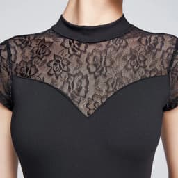 Women Ballet Leotards Lace Splice Gymnastics Bodysuit High Necked Ballet Bodysuits Adult Dance Wear Elegant Dance Costume