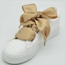 4 cm Widened Silk Satin Shoelaces Smooth Big Bow Wide Laces Trend Beauty White Casual Sneaker Leather Shoes Laces Dropship