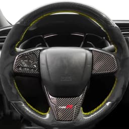 Car Steering Wheel Cover Non-slip Carbon Fiber Suede Braid For Honda Civic 10 2016-2021 CR-V CRV 2017-2021 Clarity 2018-2021