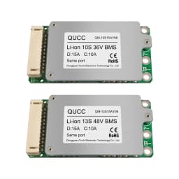 Qucc Li Ion 10S 13S 14S 15A 20A BMS 48V 36V 18650 Battery Pack Electric Toy Electric Scooter Electric Moped Power Battery BMS