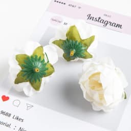 10PCS Artificial Flowers Rose Wedding Wreath Valentine‘s Decora Home Room Scrapbooking Fake Silk Peony Head Diy Gifts Candy Box