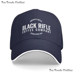 Black Coffee Rifles Hat Baseball Cap Vintage Washed Dyed Dad Hat Adjustable Hat