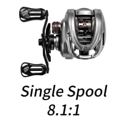 SOLOKING Acura 136g Ultra Light Baitcasting Reel BFS Baitcasting Fishing Reel 7.1/8.1 Gear Ratio 10+1BB 4KG Power Baitcaster