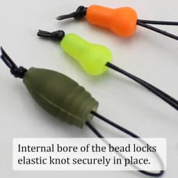 8PCS Hand Tied Dacron Pole Elastic Connectors Match Carp Fishing Tackle Rigs