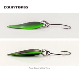 COUNTBASS 1PC 3/64oz 1.2g Casting Spoon Fishing Lure for Trout Pike Bass