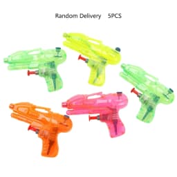 5 Pieces Plastic Water Guns Squirt Water Guns Children's Toy Plastic Guns Color Random for Outdoor Beach Swimming Pool