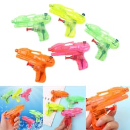 5 Pieces Plastic Water Guns Squirt Water Guns Children's Toy Plastic Guns Color Random for Outdoor Beach Swimming Pool