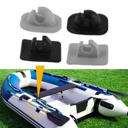 1Pc Inflatable Boat Paddle Clip PVC Mount Patch Boats Pole Oar Holder for Rowing Boat Dinghy Kayak Canoe Rafting Accessories