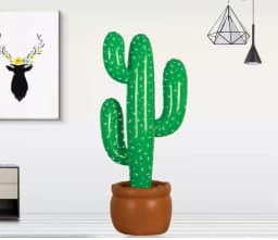 90cm PVC Inflatable Cactus Potted Plants Balloon Hawaiian Beach Party Ballon Tropical Aloha Baloon Happy Birthday Party Decor