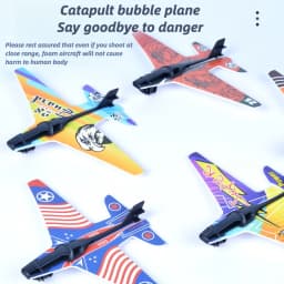 Children's Toy Ejection Aircraft Shooting Game Outdoor Parent-child Sports Toy Boy Gift Shooting Aircraft Set