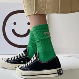 Funny Embroidery Letter Cotton Socks Korean Whats for Snack Today Japan Designer Socks Thread Couple Mid-tube Sock for Men Women