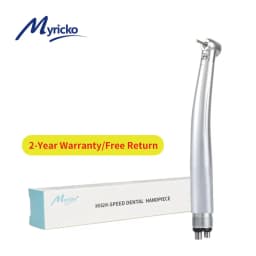 Dental High Speed Rotation LED Handpiece Air Turbine E-Generator Push Button B2 M4 Ceramic Bearing Dentist Tips Teaching Model
