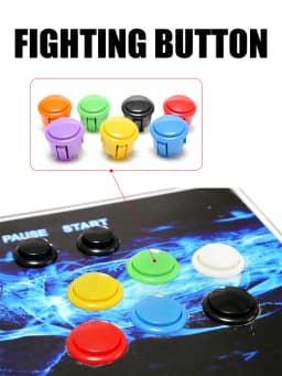 1pcs/10PCS 30mm Push Button Classic Retro Arcade Button 7 Colour Operated Video Game For Arcade Cabinet