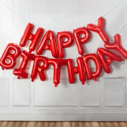 13pcs Birthday Balloon Rose Gold Color Foil Letter Balloons Set Happy Birthday Decoration Globos Kids Party Supplies