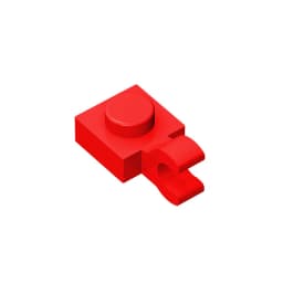 Gobricks GDS-813 PLATE 1X1 W/HOLDER VERTICAL compatible with lego 6019 61252 children's toys Assembles Building Blocks Technical
