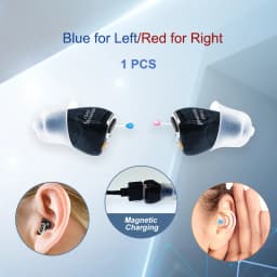 Rechargeable Hearing Aids Audifonos Low Noise Adjustable Magnetic Suction Model Portable Suitable Sound Amplifier for Deafness