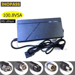 HD Smart LED 100.8V5A LiFePO4 Lithium Battery Electric Bike Charger For 24S 88.8V Li-ion Battery Pack E-bike EU/US/UK/AU Plug