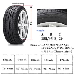 14" 15" inch 4WD 4x4 PVC Leather Spare Wheel Cover Case Bag Car Tires For Suzuki Jimny Spare tire Cover Waterproof Dust-proof