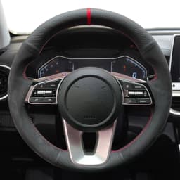 Car Steering Wheel Cover Customized Suede Leather For Kia K5 Optima 2019 Cee'd Ceed 2019 Forte Cerato (AU) 2018 Car Accessories